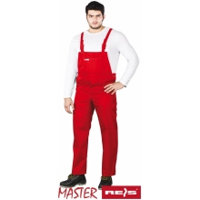Spodnie ogrodniczki Master (6 kolorów) - czerwony