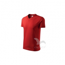 T-shirt ADLER V-neck 102 (9 kolorów) - czerwony