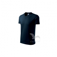 T-shirt ADLER V-neck 102 (9 kolorów) - granatowy
