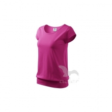 T-shirt ADLER City 120 (8 kolorów) - czerwień purpurowa